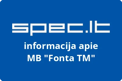 Fonta TM, MB | spec.lt