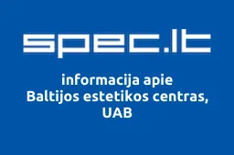 Baltijos estetikos centras, UAB | spec.lt