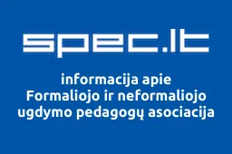 Formaliojo ir neformaliojo ugdymo pedagogų asociacija | spec.lt
