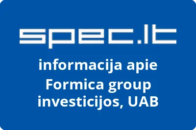 Formica group investicijos, UAB