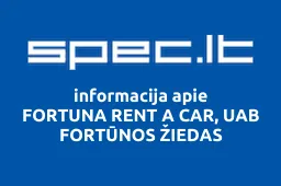 FORTUNA RENT A CAR, UAB FORTŪNOS ŽIEDAS | spec.lt