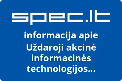 Uždaroji akcinė informacinės technologijos bendrovė FOTONIJA