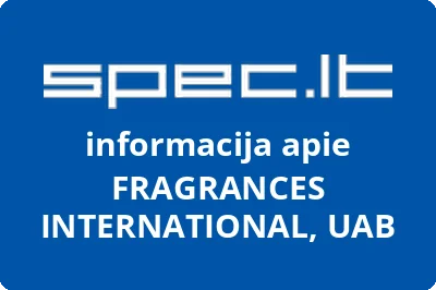 FRAGRANCES INTERNATIONAL, UAB