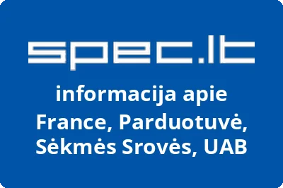 France, Parduotuvė, Sėkmės Srovės, UAB