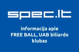 FREE BALL, UAB biliardo klubas