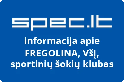 sportinių šokių klubas Fregolina, VŠĮ