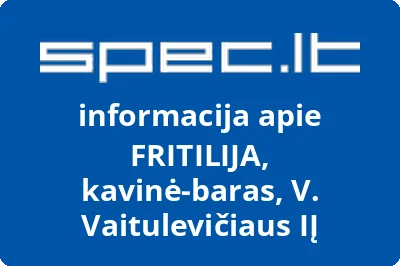 V. Vaitulevičiaus individuali įmonė FRITILIJA