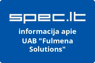 Fulmena Solutions, UAB | spec.lt