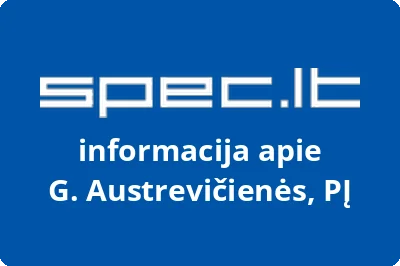 Genės Austrevičienės personalinė įmonė, IĮ