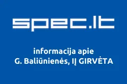 G. Baliūnienės, IĮ GIRVĖTA