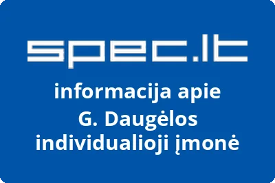 G. Daugėlos individualioji įmonė