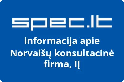 Norvaišų konsultacinė firma, IĮ