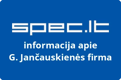 Genės Jančauskienės firma