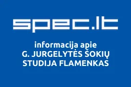 G. JURGELYTĖS ŠOKIŲ STUDIJA FLAMENKAS | spec.lt