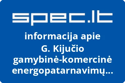 G. Kijučio gamybinė-komercinė energopatarnavimų įmonė
