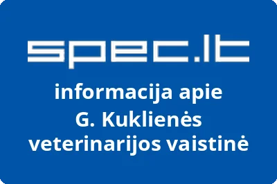 Genoefos Kuklienės veterinarijos vaistinė, IĮ