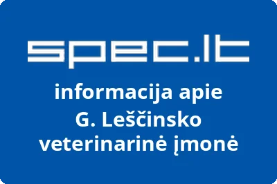 G. Leščinsko veterinarinė įmonė
