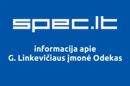 G. Linkevičiaus įmonė Odekas | spec.lt