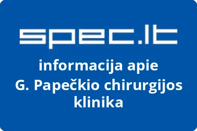 G. Papečkio chirurgijos klinika
