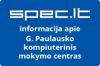 G. Paulausko kompiuterinis mokymo centras