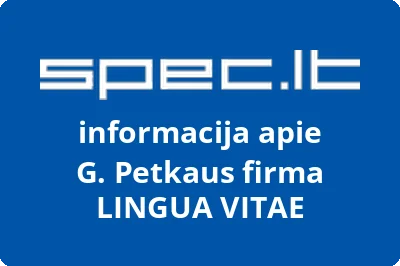 G. Petkaus firma LINGUA VITAE