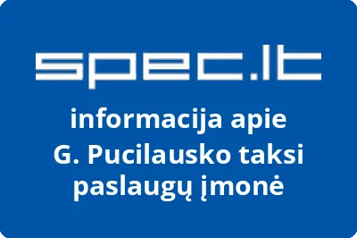 Pucilausko taksi paslaugos, MB