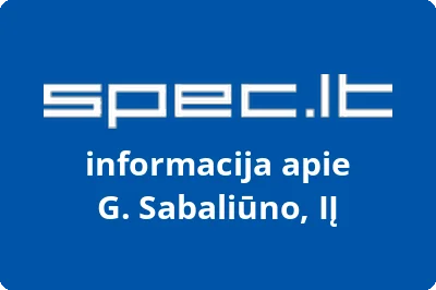 G. Sabaliūno, IĮ