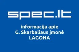 G. Skarbaliaus įmonė LAGONA | spec.lt