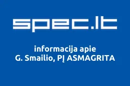 G. Smailio, PĮ ASMAGRITA | spec.lt