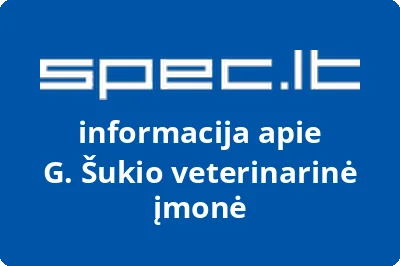G. Šukio veterinarinė įmonė