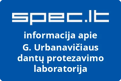 G. Urbanavičiaus dantų protezavimo laboratorija