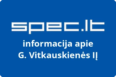 G. Vitkauskienės, IĮ