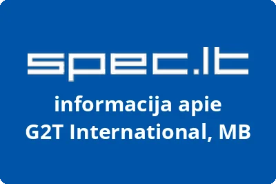 G2T International, MB | spec.lt