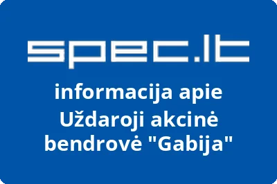 Gabija, UAB | spec.lt