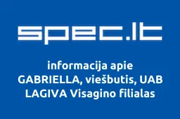 GABRIELLA, viešbutis, UAB LAGIVA Visagino filialas