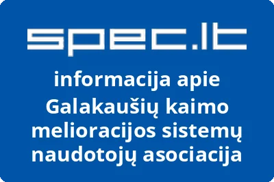 Galakaušių kaimo melioracijos sistemų naudotojų asociacija