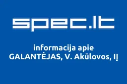 GALANTĖJAS, V. Akūlovos, IĮ | spec.lt