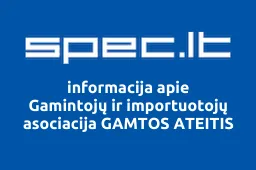 Gamintojų ir importuotojų asociacija GAMTOS ATEITIS | spec.lt