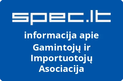 Gamintojų ir Importuotojų Asociacija