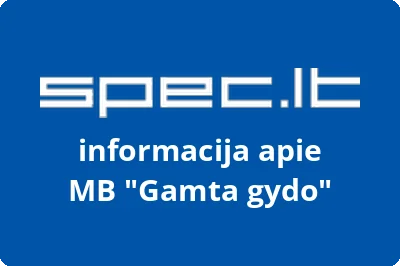 Gamta gydo, MB | spec.lt