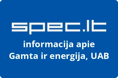 Gamta ir energija, UAB