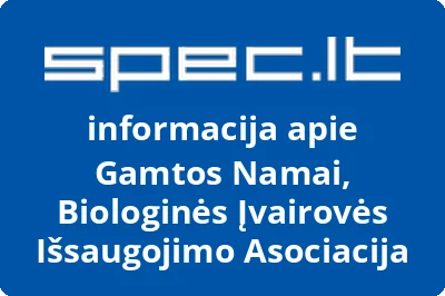 Gamtos Namai, Biologinės Įvairovės Išsaugojimo Asociacija