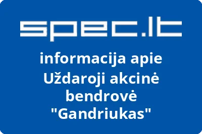 Gandriukas, UAB | spec.lt