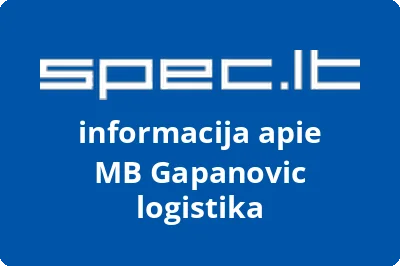 Gapanovic logistika, MB | spec.lt