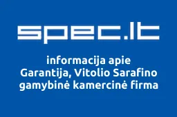 Garantija, Vitolio Sarafino gamybinė kamercinė firma | spec.lt