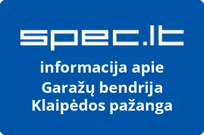 Garažų bendrija Klaipėdos pažanga