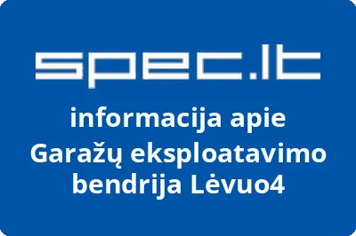 Garažų eksploatavimo bendrija Lėvuo4