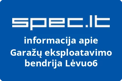 Garažų eksploatavimo bendrija Lėvuo6