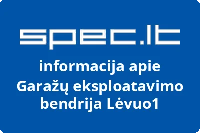 Garažų eksploatavimo bendrija Lėvuo1