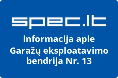Garažų eksploatavimo bendrija Nr. 13
